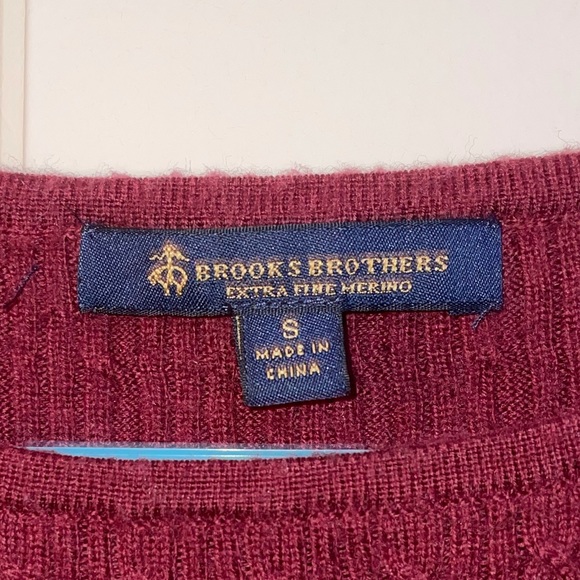 Brooks Brothers Red Maroon Sweater - Picture 2 of 3